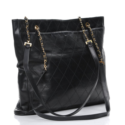 Chanel Lambskin Tote Black 3 of 12