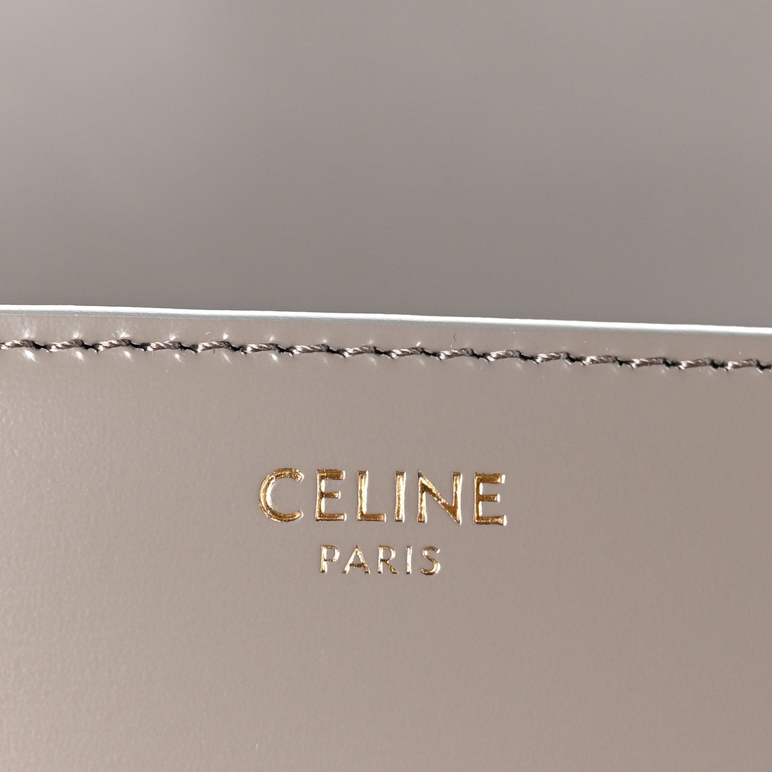 Celine Shiny Calfskin Medium Triomphe Pebble 9 of 12