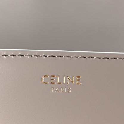 Celine Shiny Calfskin Medium Triomphe Pebble 9 of 12