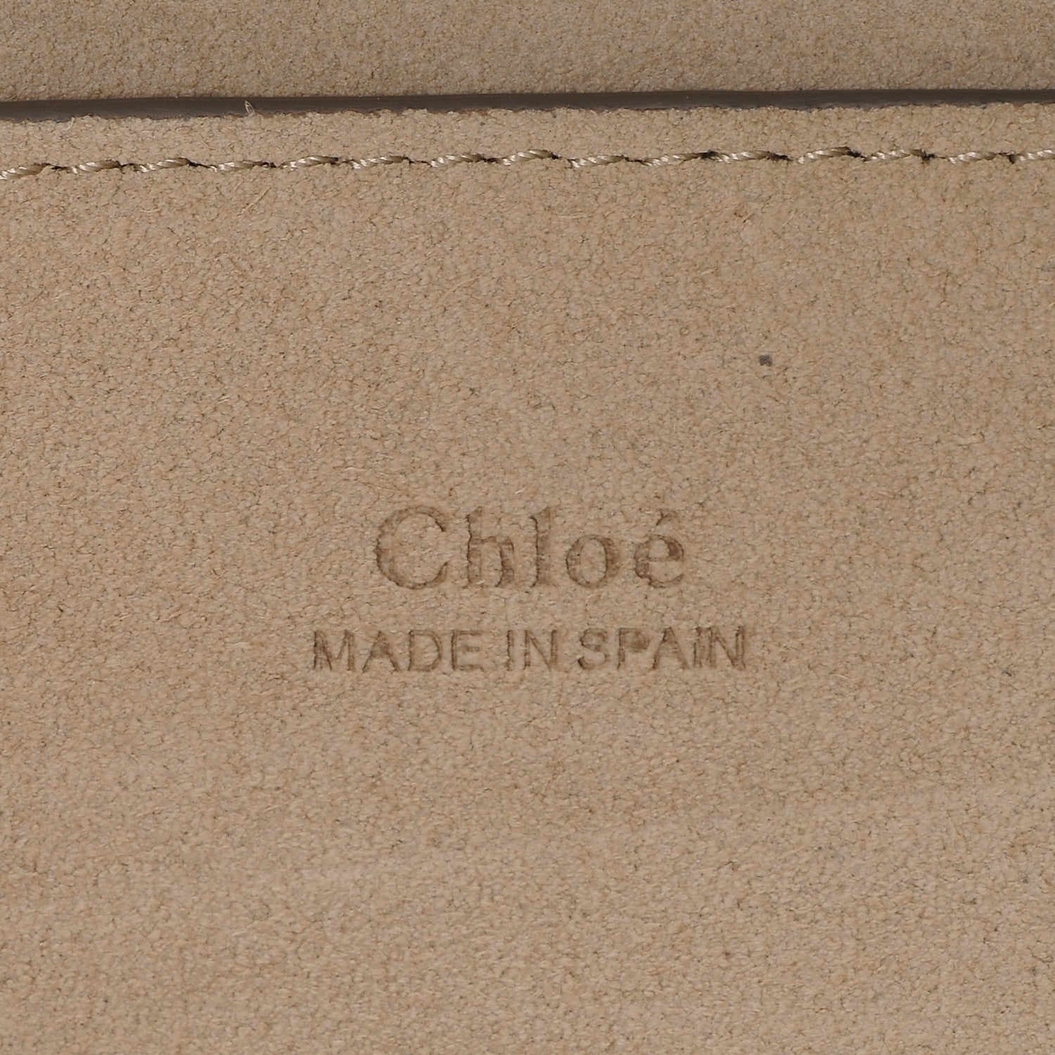 Chloe Suede Calfskin Studded Small Faye Shoulder Bag Mustard Brown 6 of 6
