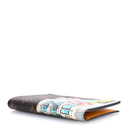 Louis Vuitton Monogram 2022 Christmas Animation New York Soho Passport Cover Yellow 4 of 8