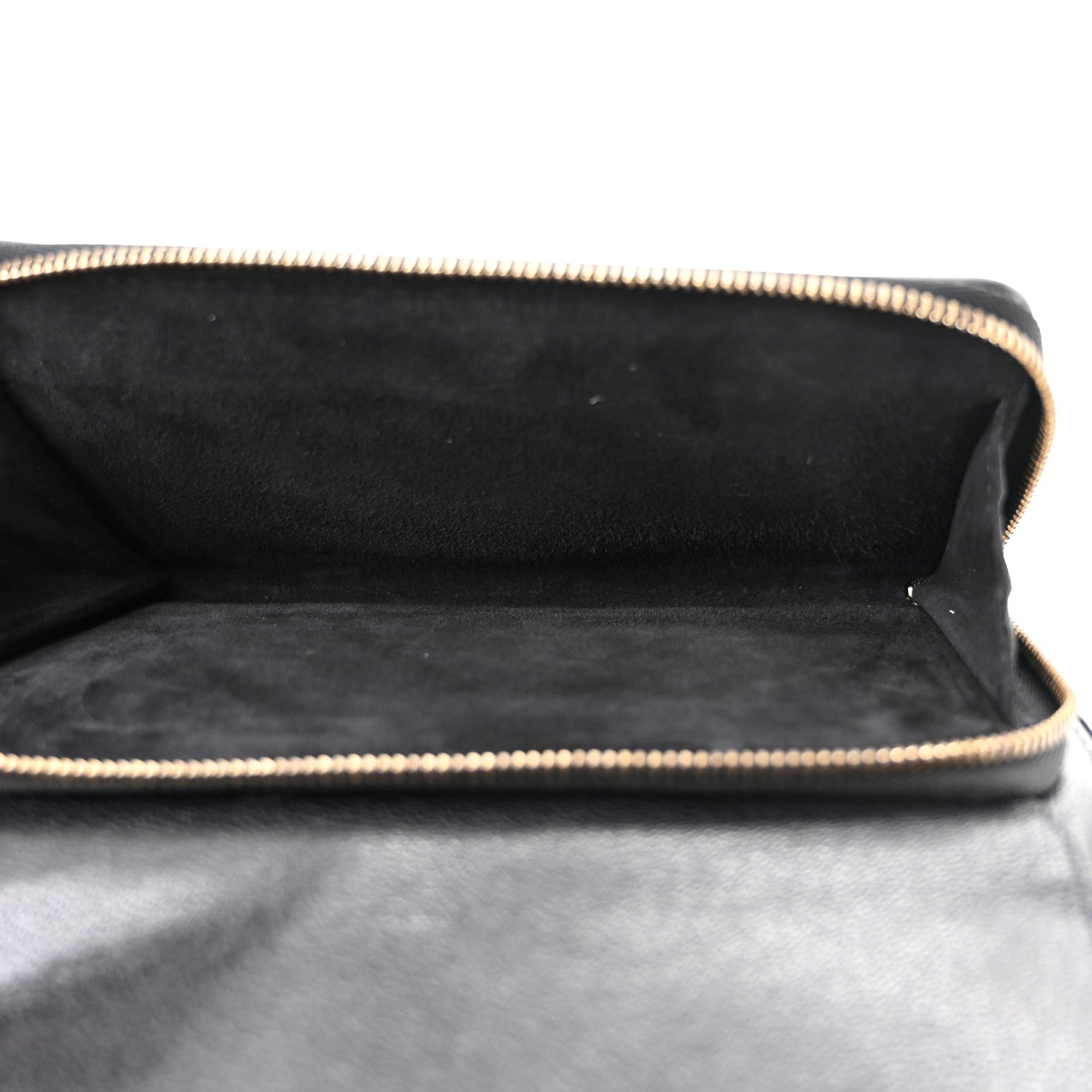 Christian Dior Goatskin Double Saddle Pouch Black 5 of 9