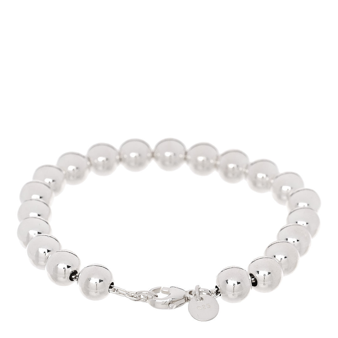 Tiffany Sterling Silver 8mm Hardwear Ball Bracelet 2 of 4