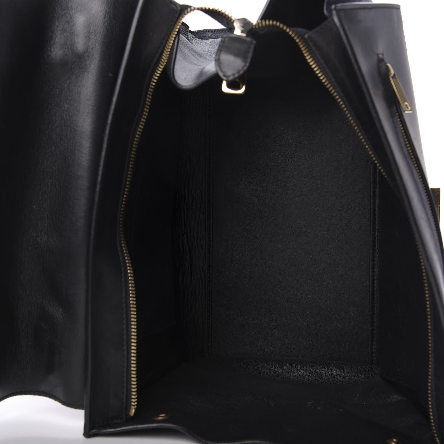 Celine Calfskin Suede Medium Tri-Color Trapeze Grey 6 of 10