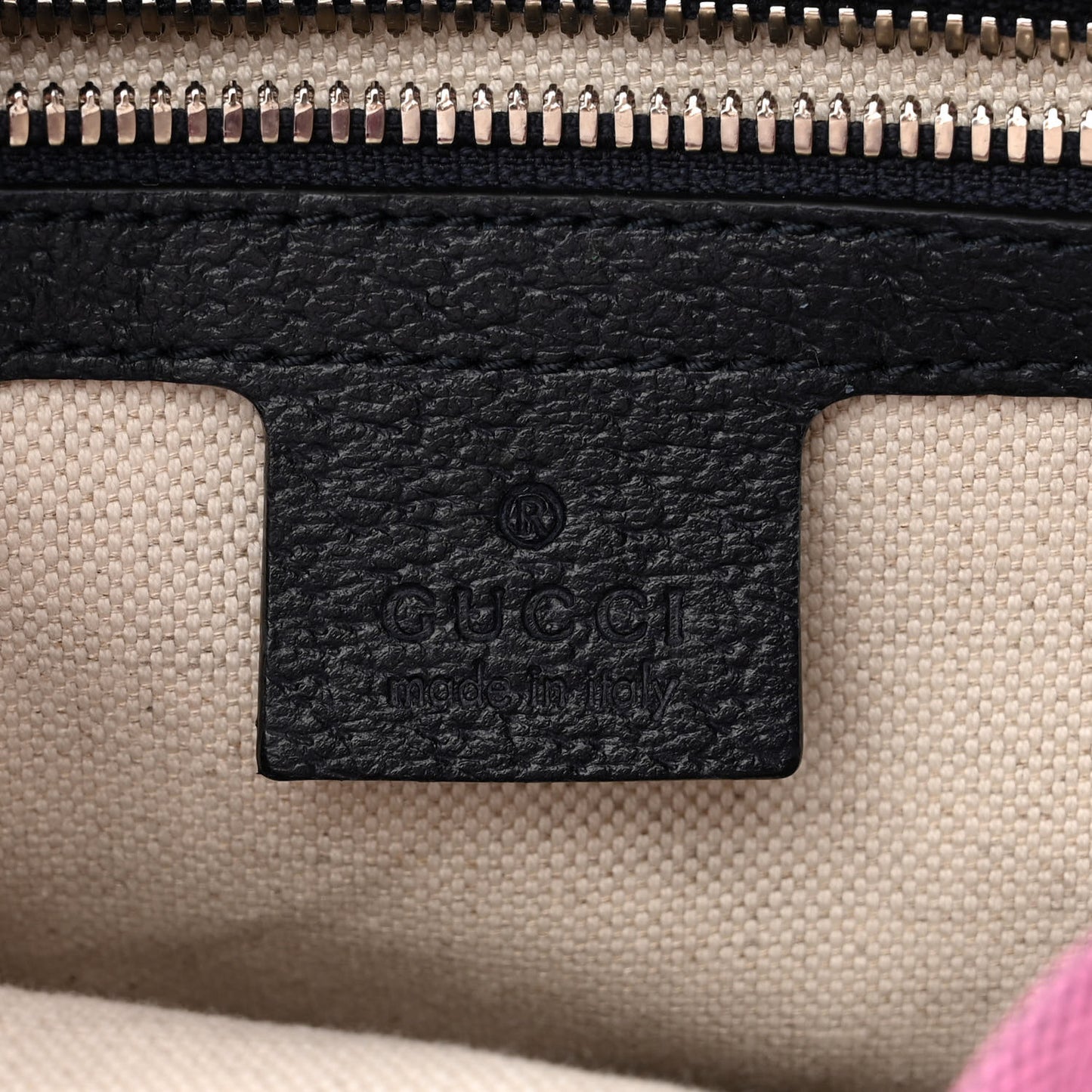 Monogram Multicolor Floral Embroidered Large Retro Interlocking G Three Pocket Backpack Pink Blue Multicolor