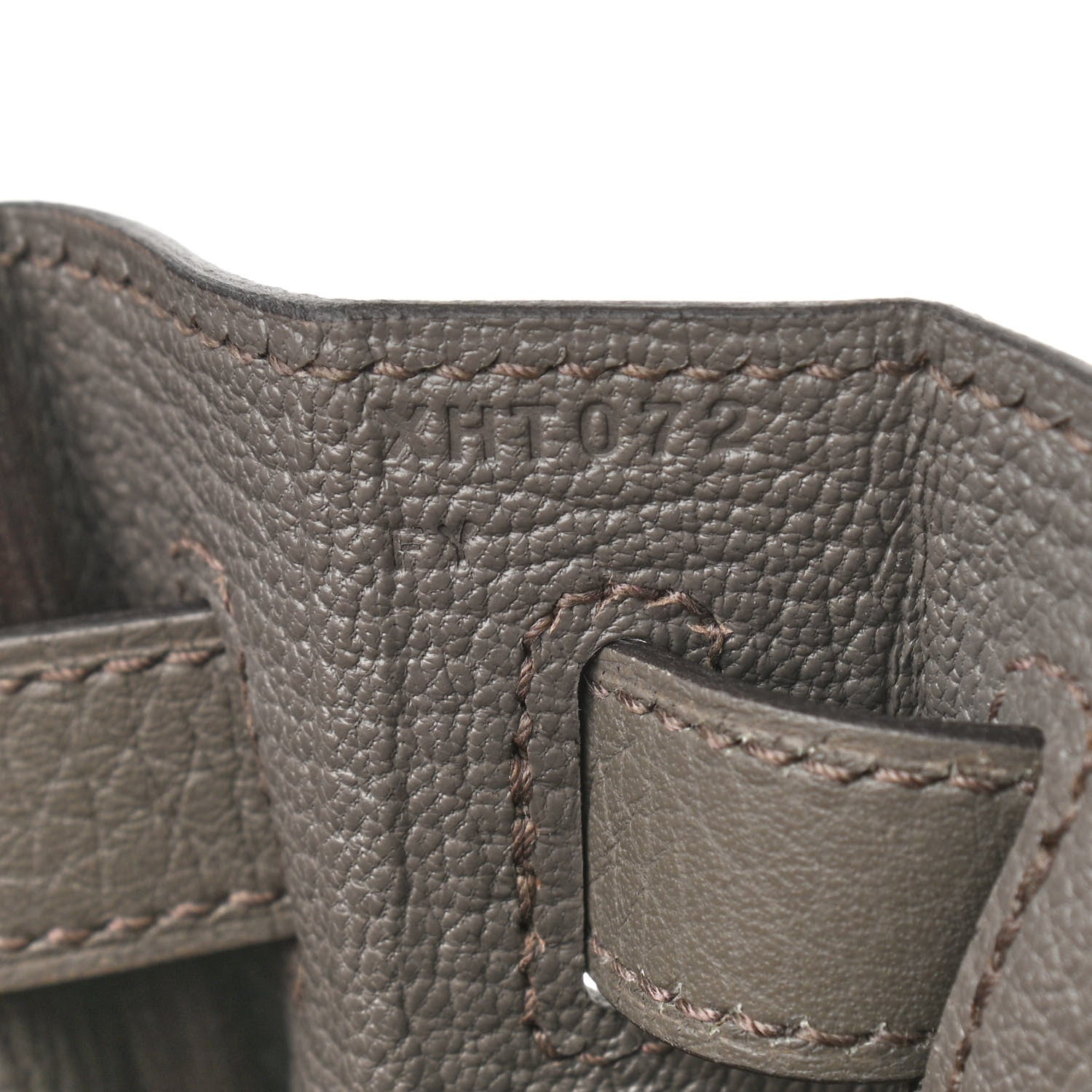 Hermes Taurillon Clemence Kelly Retourne 28 Etain 6 of 14