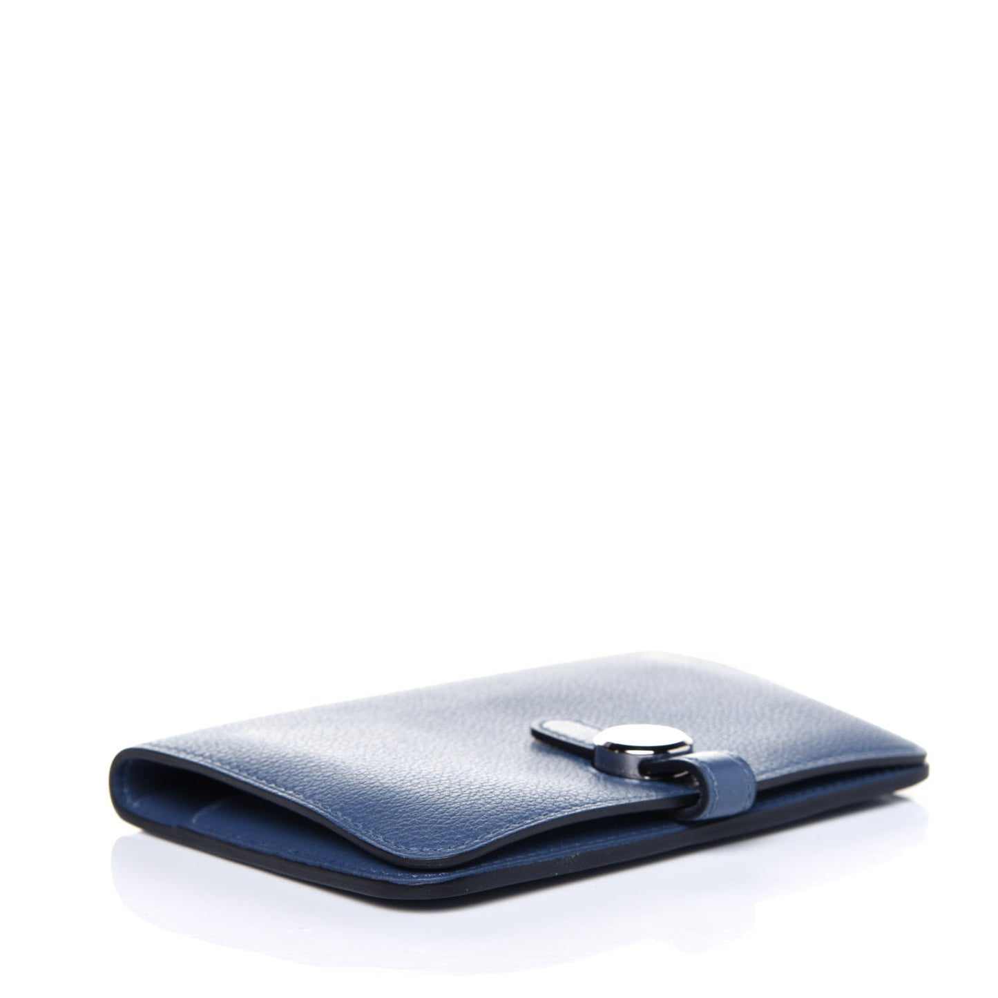 Togo Dogon Compact Wallet Bleu Brighton