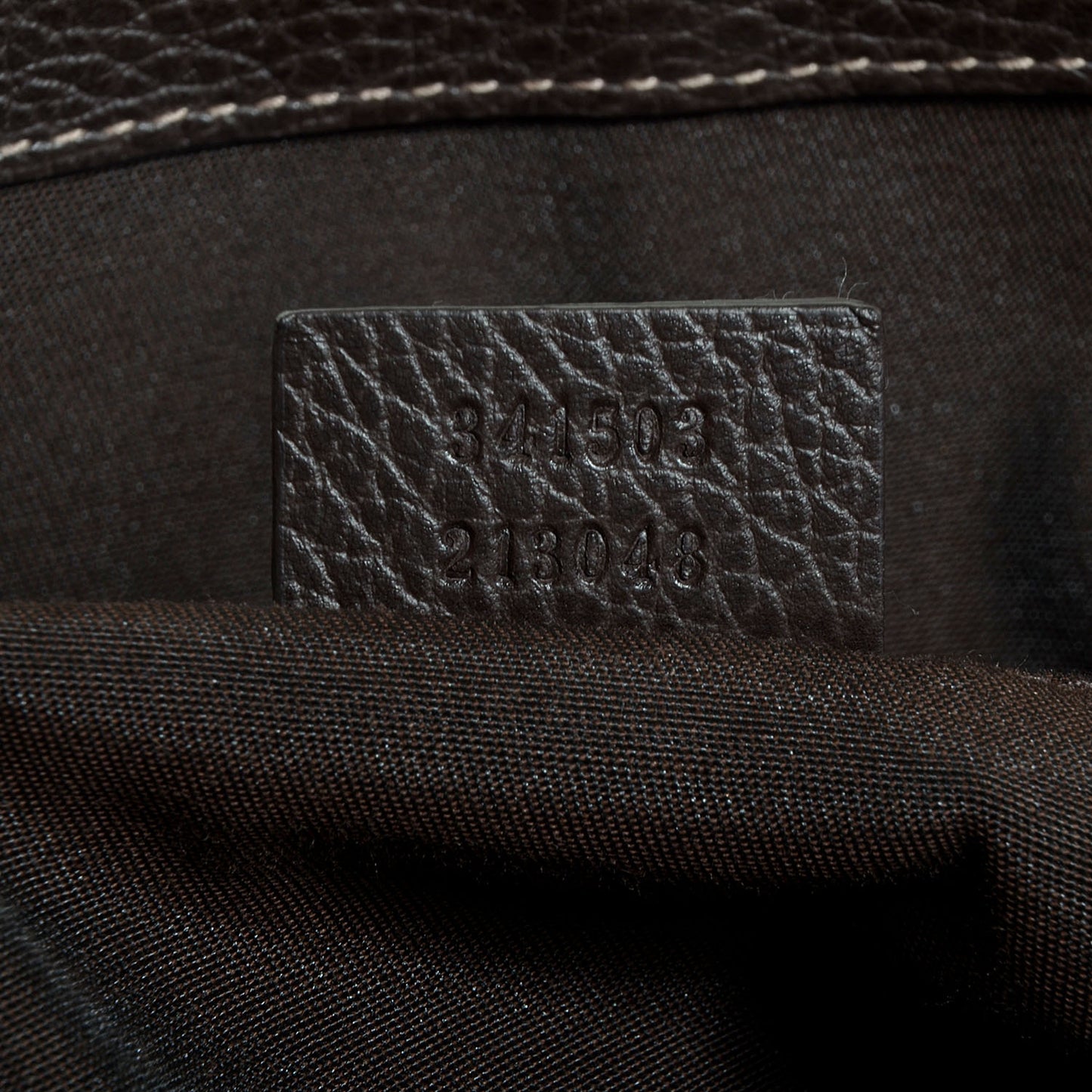 Crystal Monogram Medium GG Tote Brown