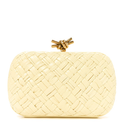 Bottega Veneta Intrecciato Minaudiere Knot Clutch Ice Cream 1 of 9