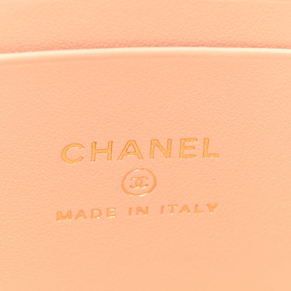 Chanel Caviar Quilted Small Vanity Case With Chain Light Beige 6 of 13