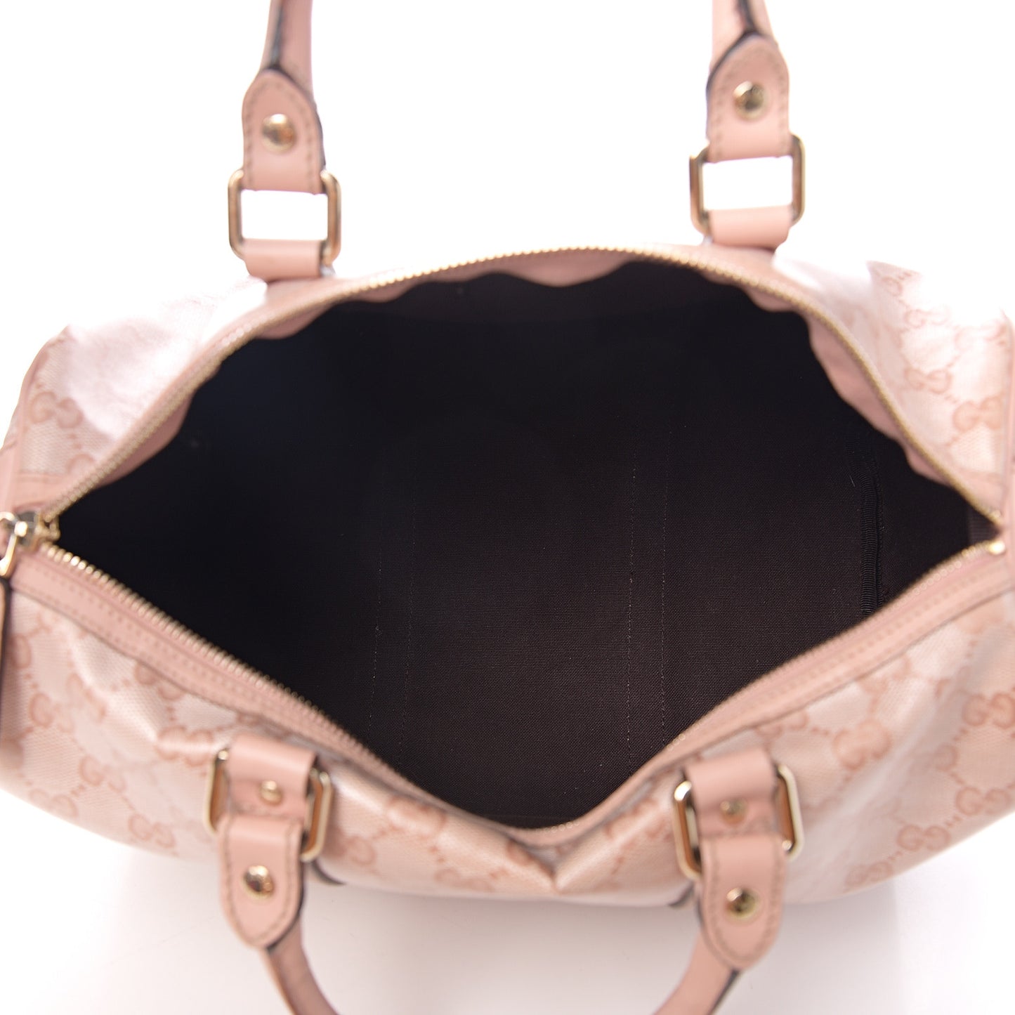 Crystal Monogram Joy Medium Boston Pink