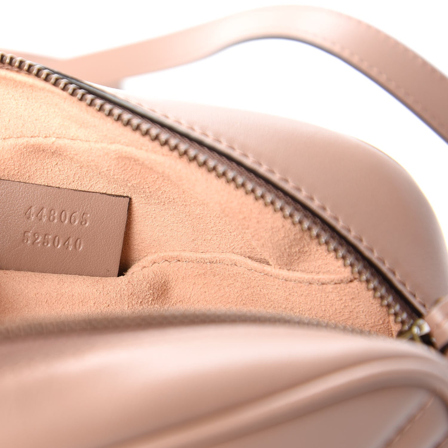 Gucci Calfskin Matelasse Mini GG Marmont Chain Shoulder Bag Porcelain Rose 9 of 10