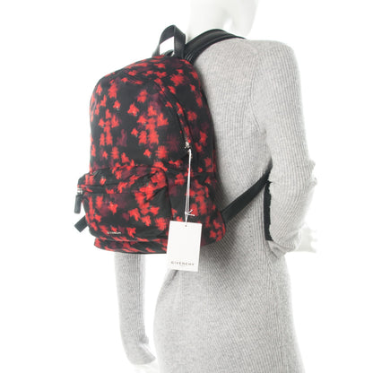 Givenchy Nylon Calfskin Floral Print Small Backpack Black 2 of 7