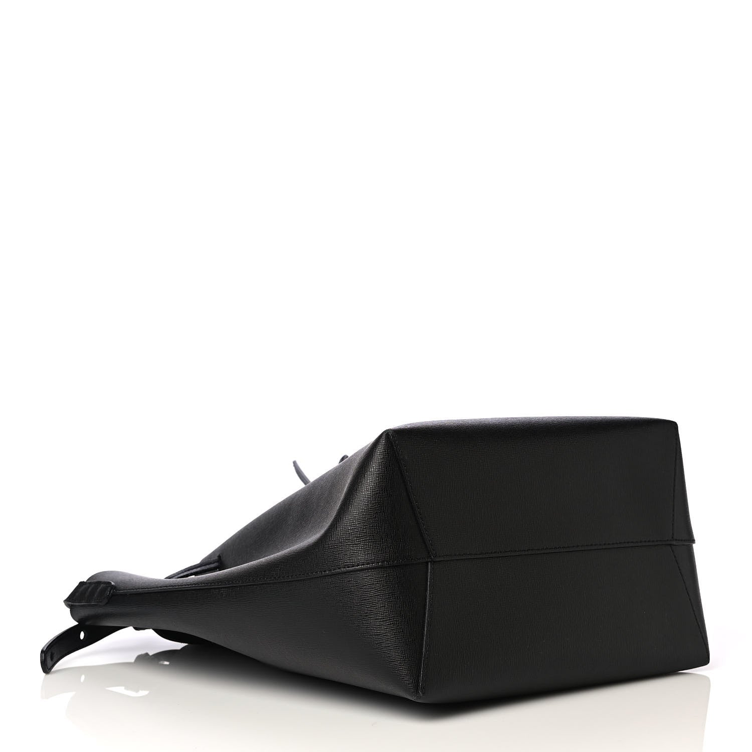 Mansur Gavriel Saffiano Bucket Bag Black Flamma 4 of 5
