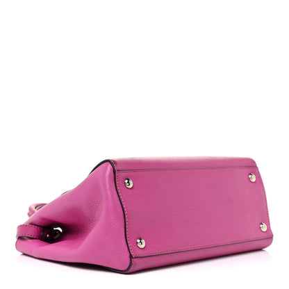 Fendi Vitello Elite Petite 2Jours Tote Magenta 3 of 23