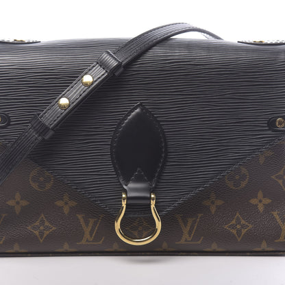 Louis Vuitton Epi Monogram Saint Michel Black 11 of 14