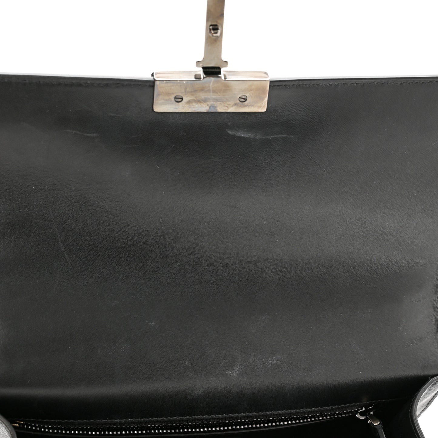 30 Montaigne Flap Bag Black
