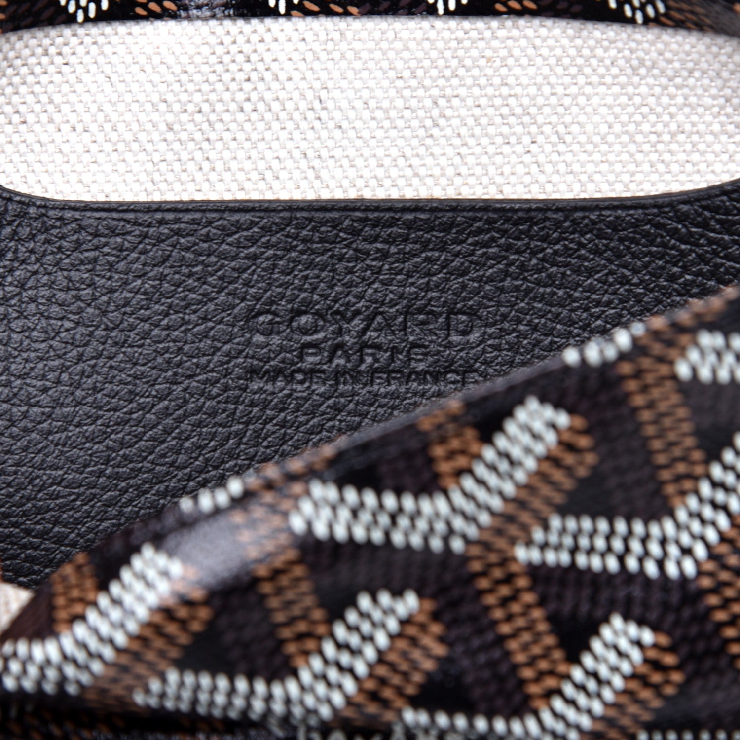 Goyard Goyardine Plumet Wallet Clutch Black 8 of 8