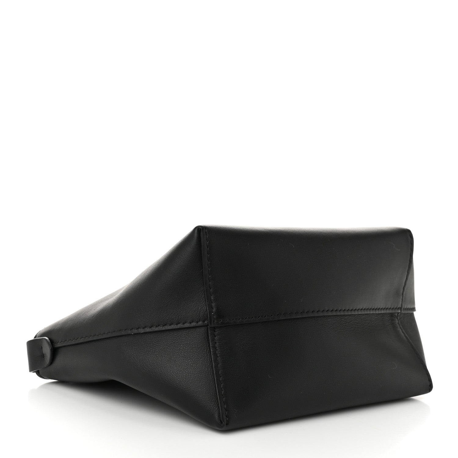 Fendi Vitello Dolce Elite Monster Eye Mini Roll Tote Black 4 of 10