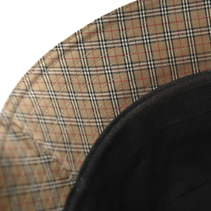 Burberry Technical Cotton Micro Check Bucket Hat L Archive Beige 10 of 10