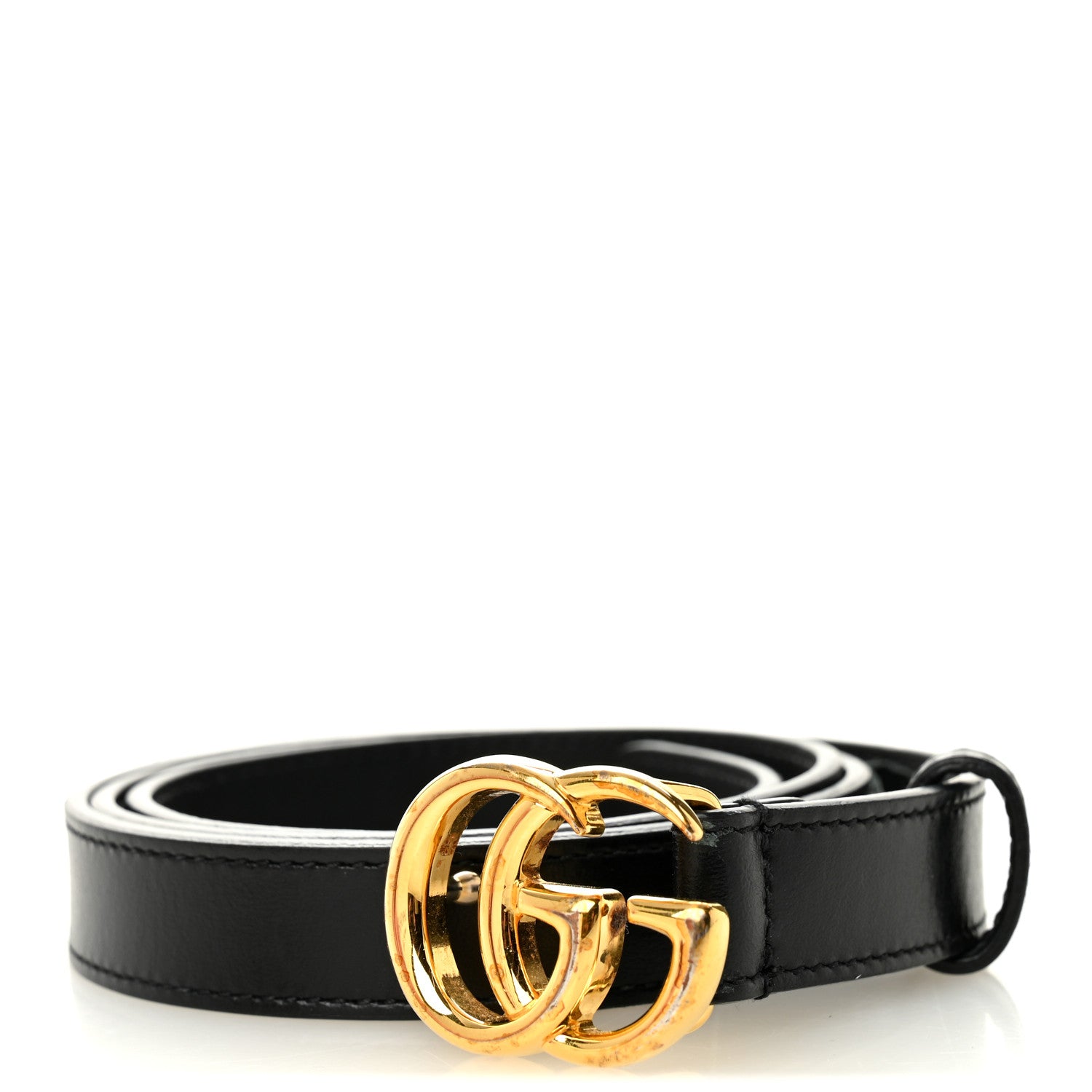 Gucci Calfskin Double G 90 36 Belt Black 1 of 5