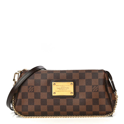 Louis Vuitton Damier Ebene Eva Clutch 1 of 10