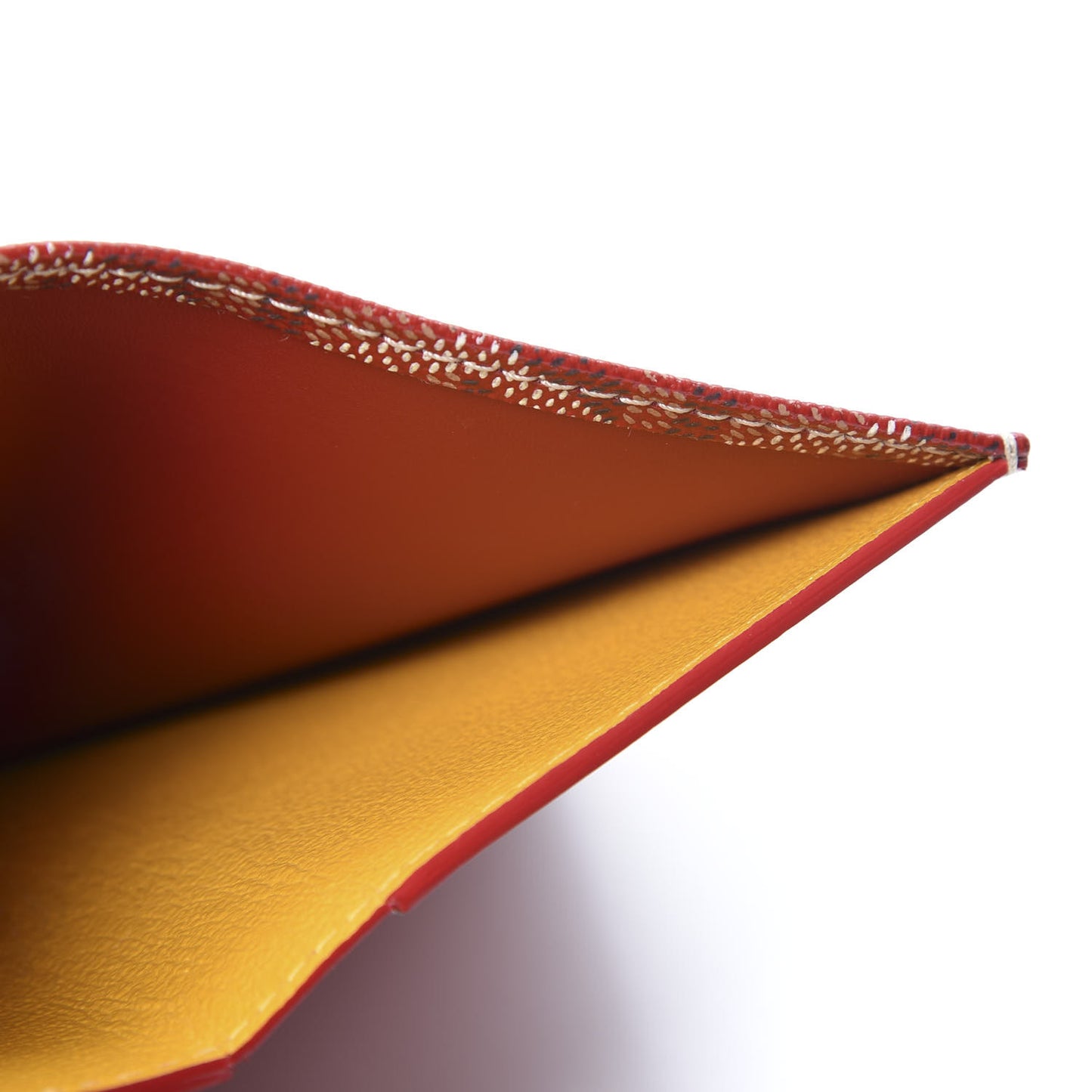 Goyardine Saint Pierre Card Holder Red