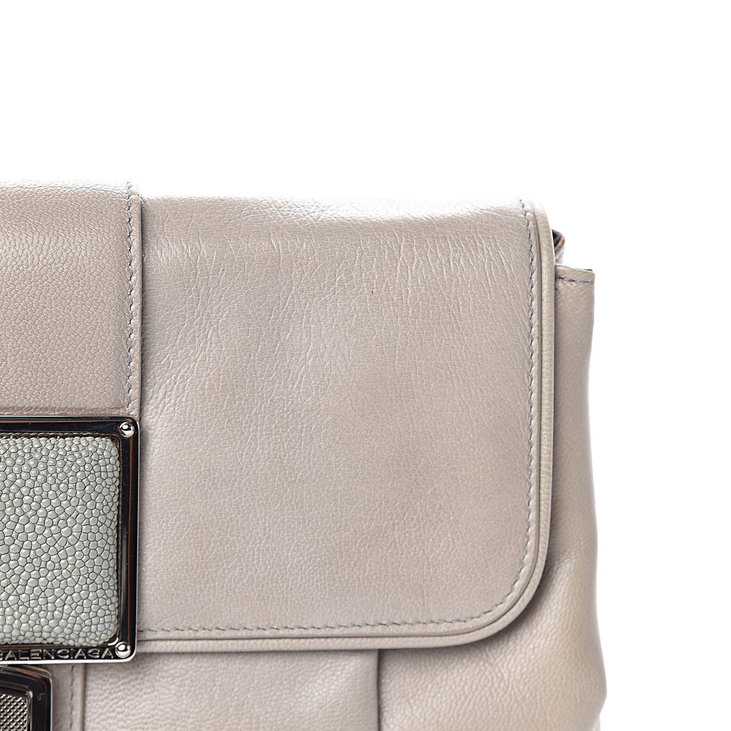 Chevre Stingray Clutch Grey