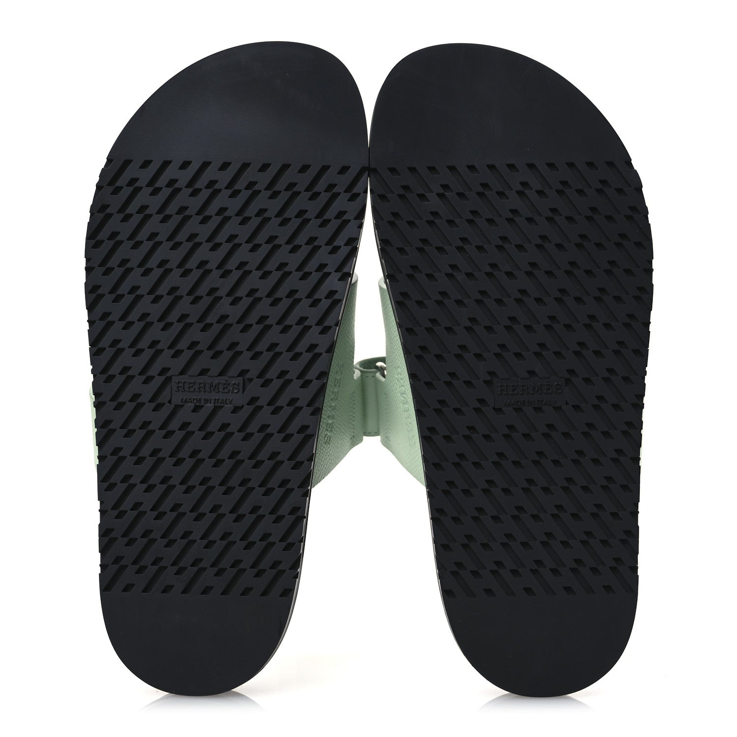 Hermes Epsom Womens Chypre Sandals 37 Vert Jade 7 of 11