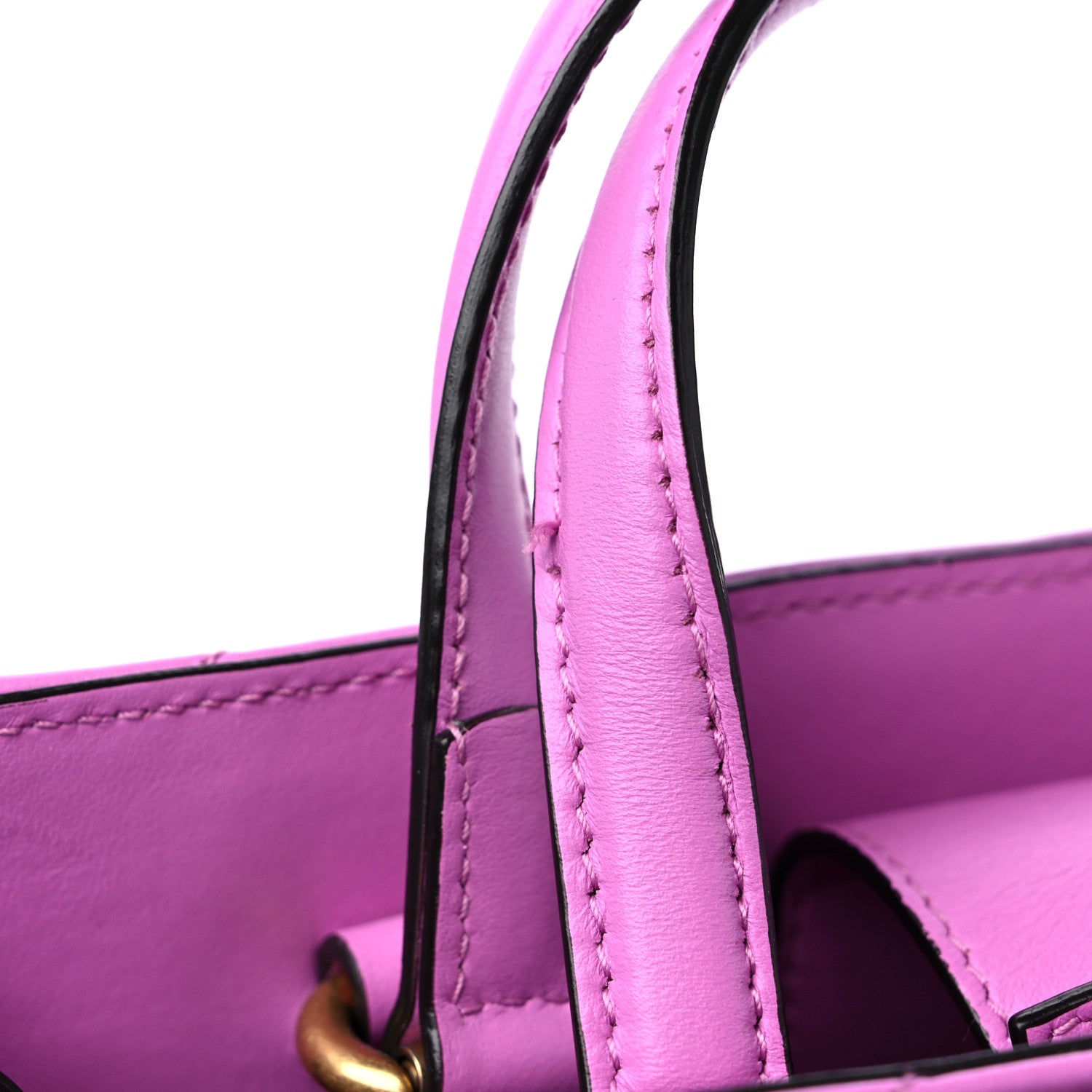 Gucci Calfskin Matelasse Small GG Marmont Tote Candy Mousse 18 of 19