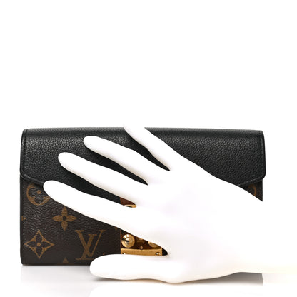 Louis Vuitton Monogram Pallas Wallet Black 2 of 6
