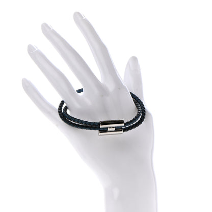 Hermes Swift Double Wrap Cord Tournis Tresse Bracelet 2 of 5