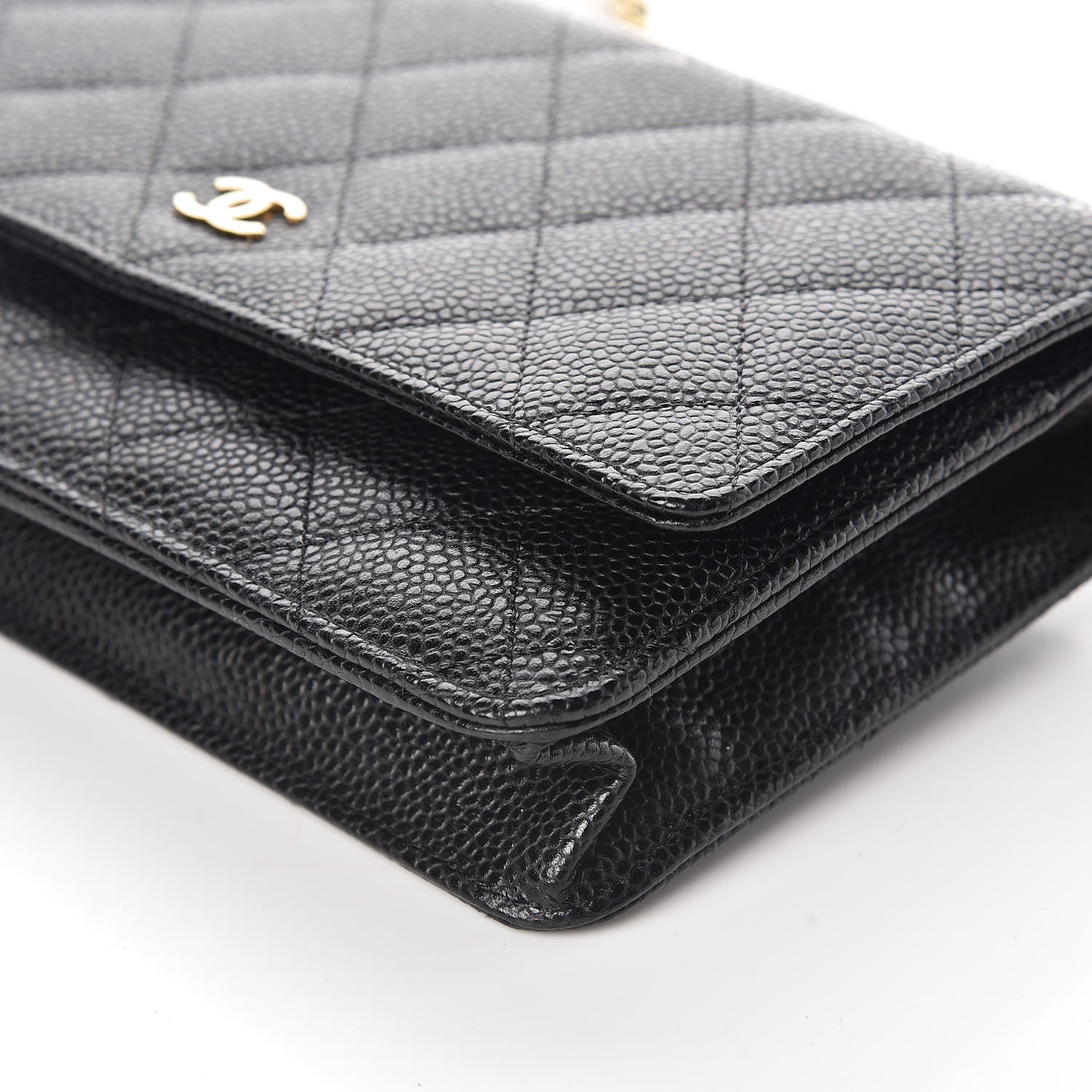 Chanel Caviar Quilted Wallet On Chain WOC Black 6 of 11