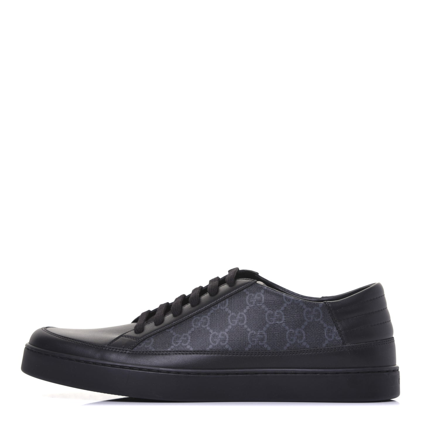 GG Supreme Monogram Mens Low Top Sneakers 11 Black