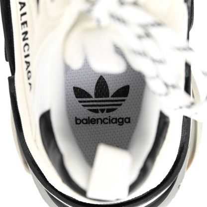 Balenciaga X ADIDAS Fabric Mesh Womens Triple S Sneakers 36 White Black Light Grey Grey 7 of 7