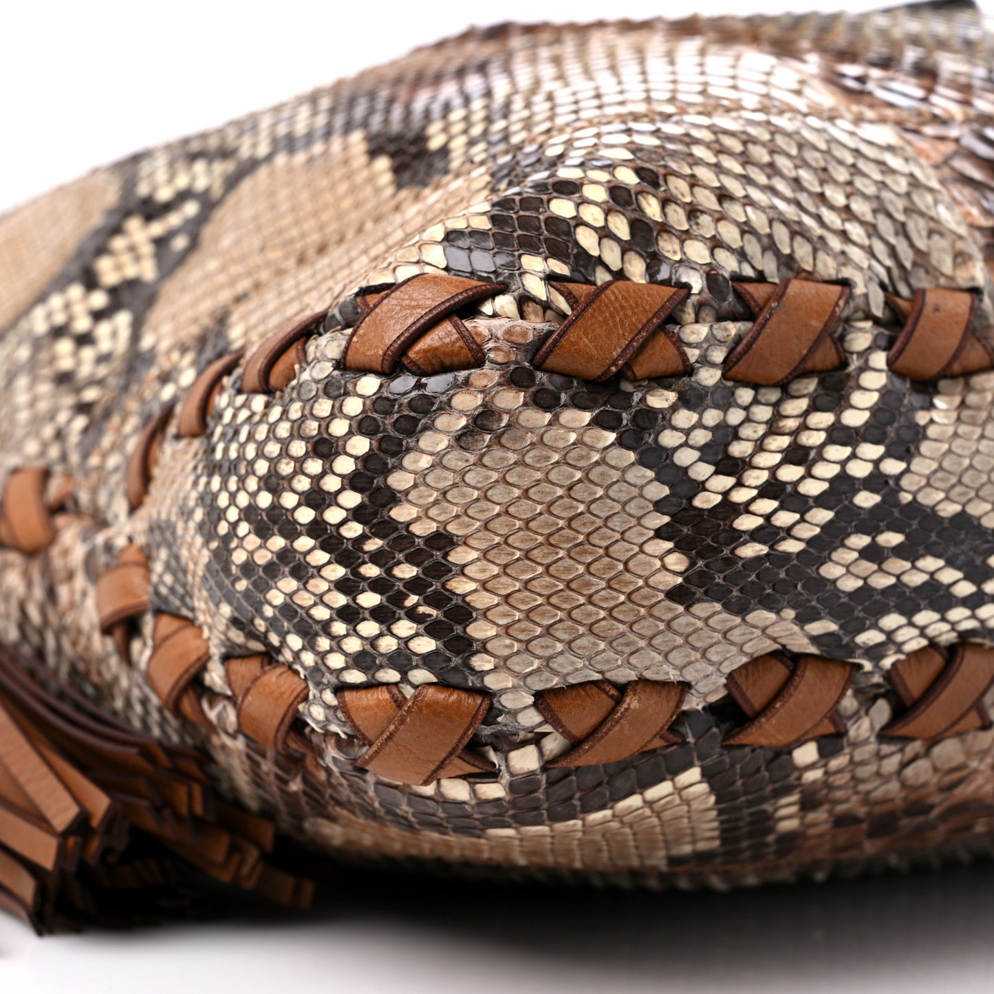 Snakeskin Large New Jackie Shoulder Bag Multicolor