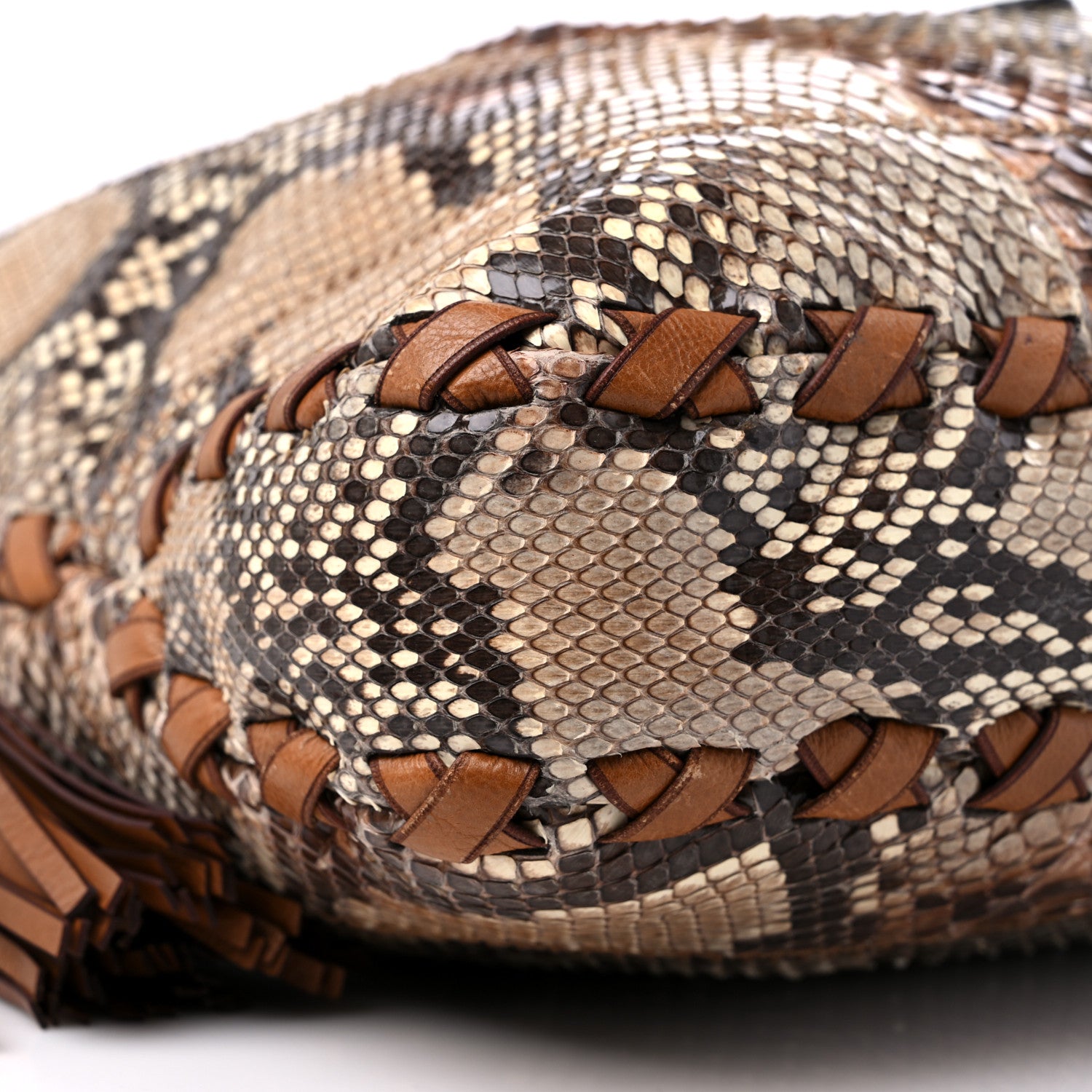 Gucci Snakeskin Large New Jackie Shoulder Bag Multicolor 8 of 15