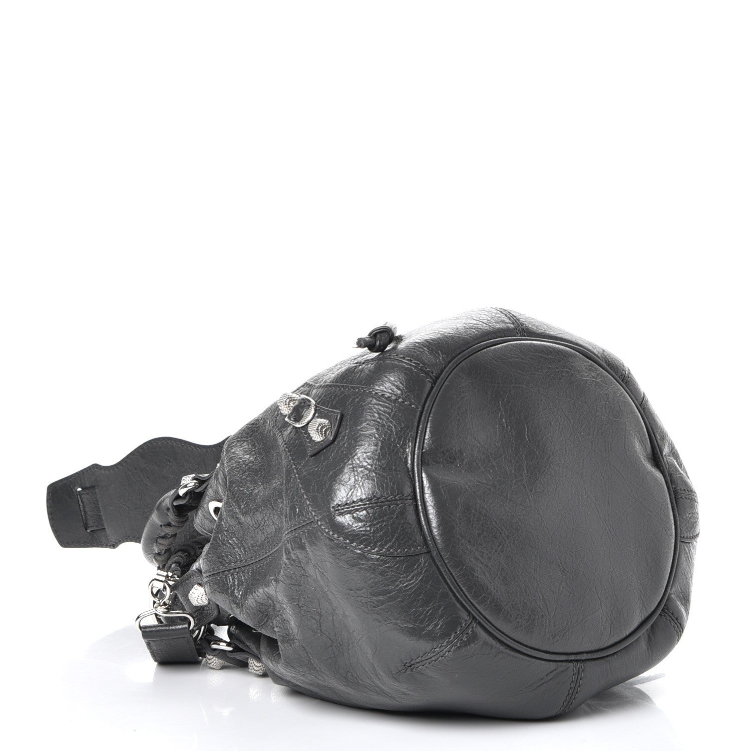 Balenciaga Agneau Giant 12 Silver Hardware Mini Pompon Gris Fossile 4 of 7