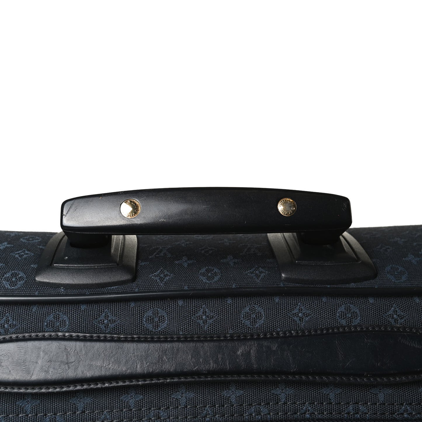 Mini Monogram Rolling Luggage Blue