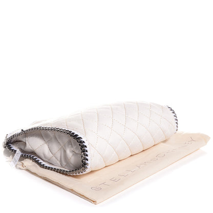 Stella McCartney Faux Leather Quilted Small Falabella Tote White 4 of 8