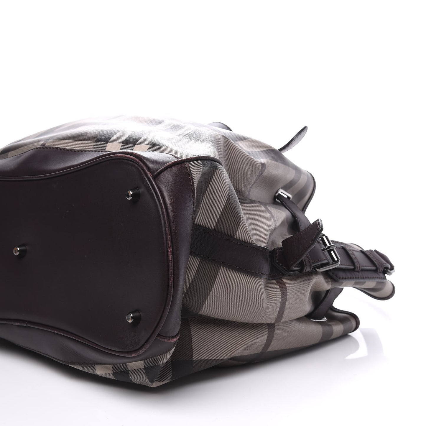 Smoked Check Medium Walden Belted Hobo Plum