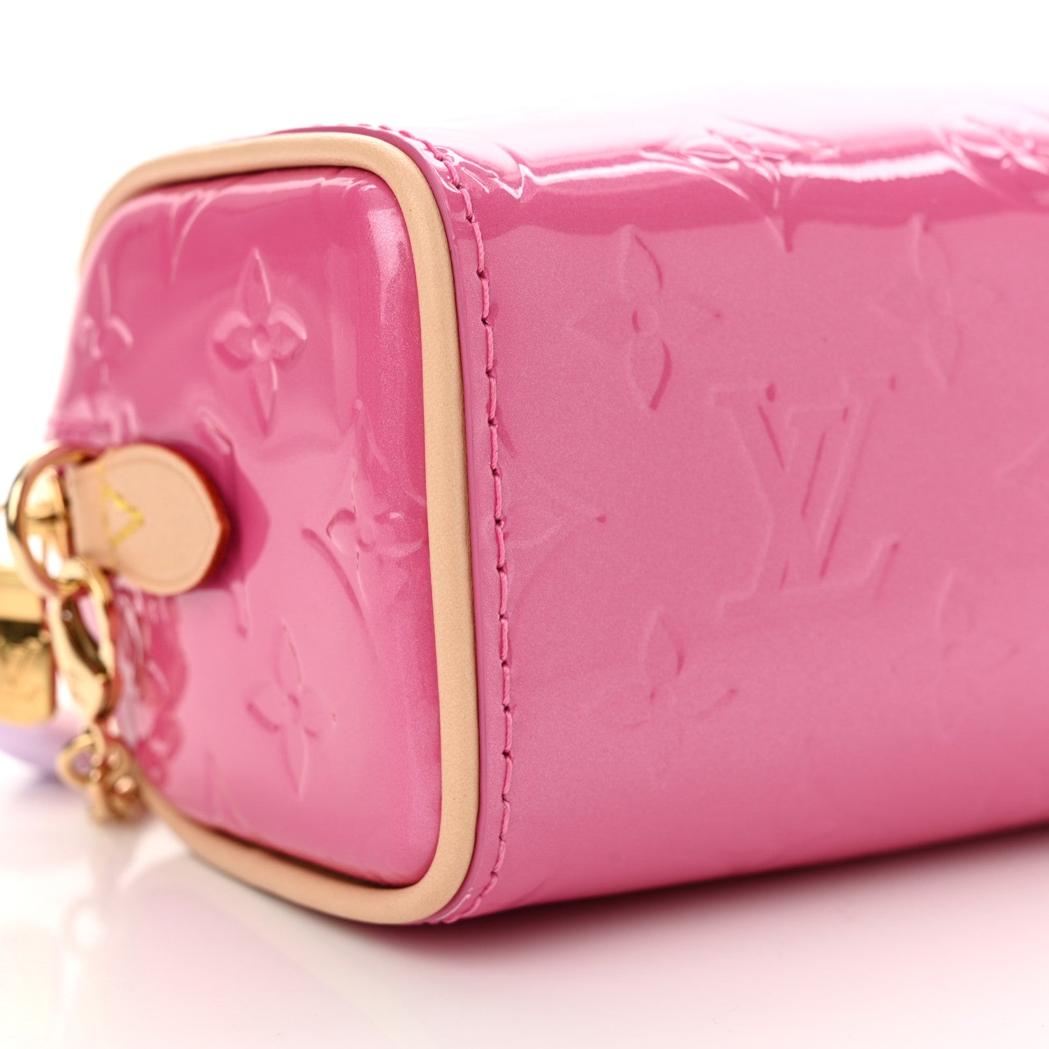 Louis Vuitton Vernis Monogram Nano Speedy Neon Pink 8 of 10