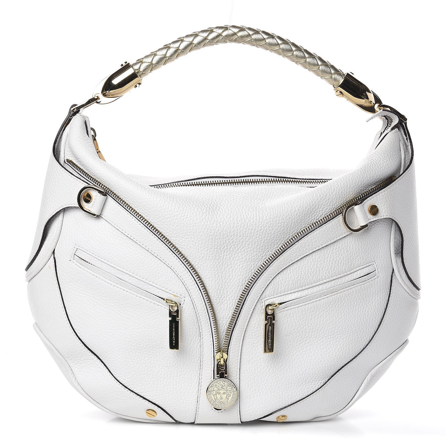Calfskin Hobo White
