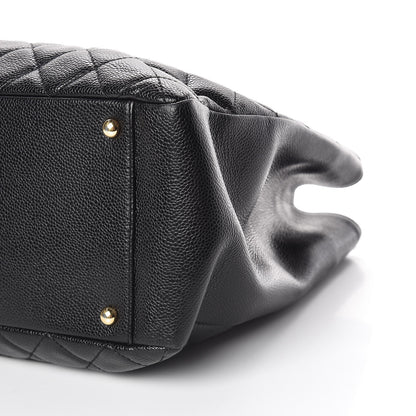 Chanel Caviar Quilted XL Grand Shopping Tote GST Black 11 of 17
