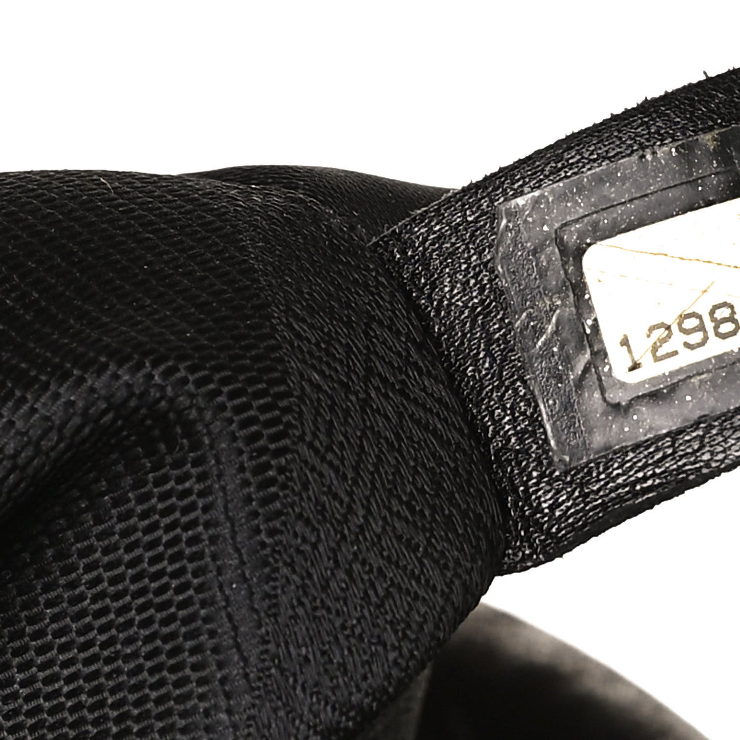 Glazed Calfskin Lambskin Portobello Tote Black
