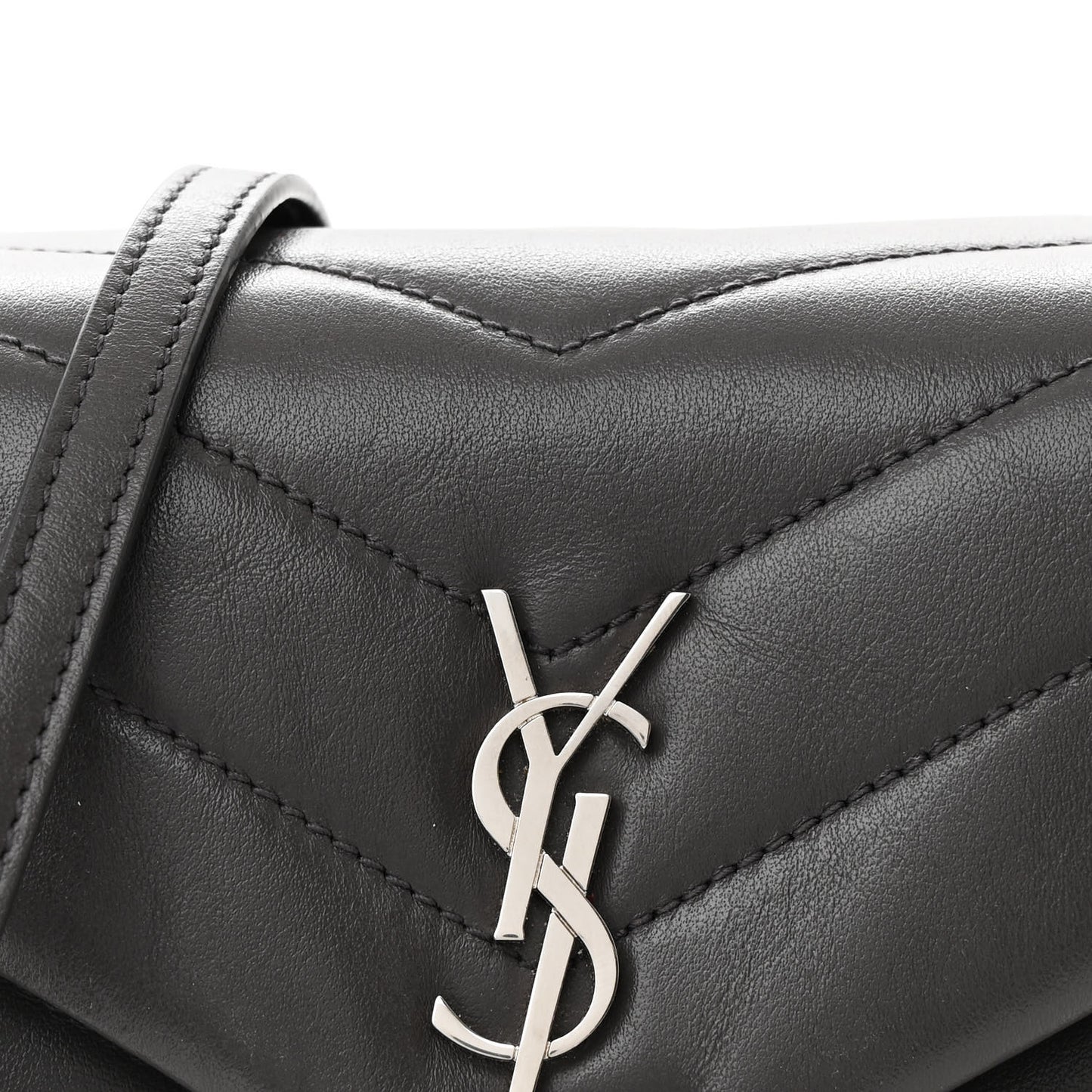 Calfskin Y Quilted Monogram Toy Loulou Crossbody Bag Storm