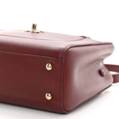 Chanel Grained Calfskin Mini Neo Executive Shopper Tote Burgundy 10 of 10