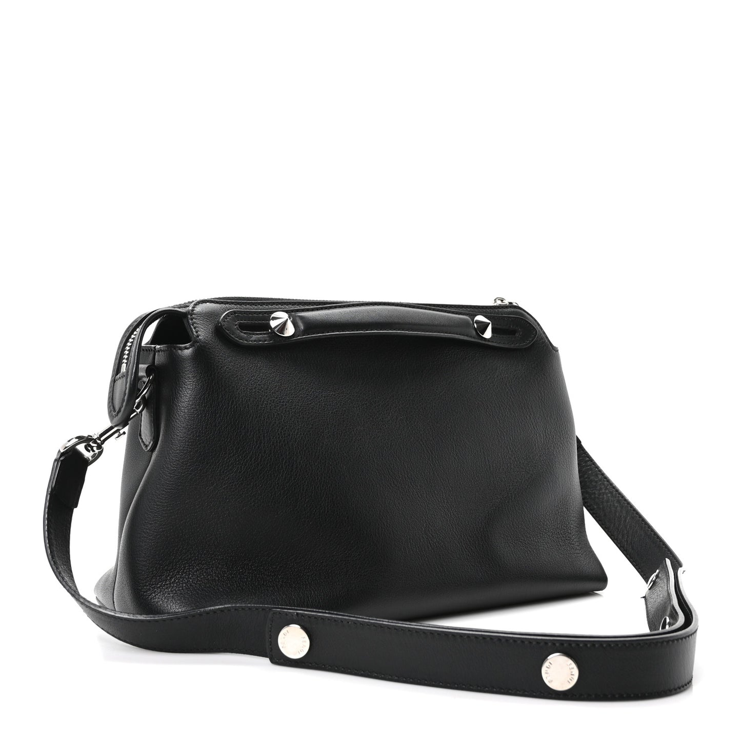 Vitello Dolce Medium By The Way Boston Bag Black