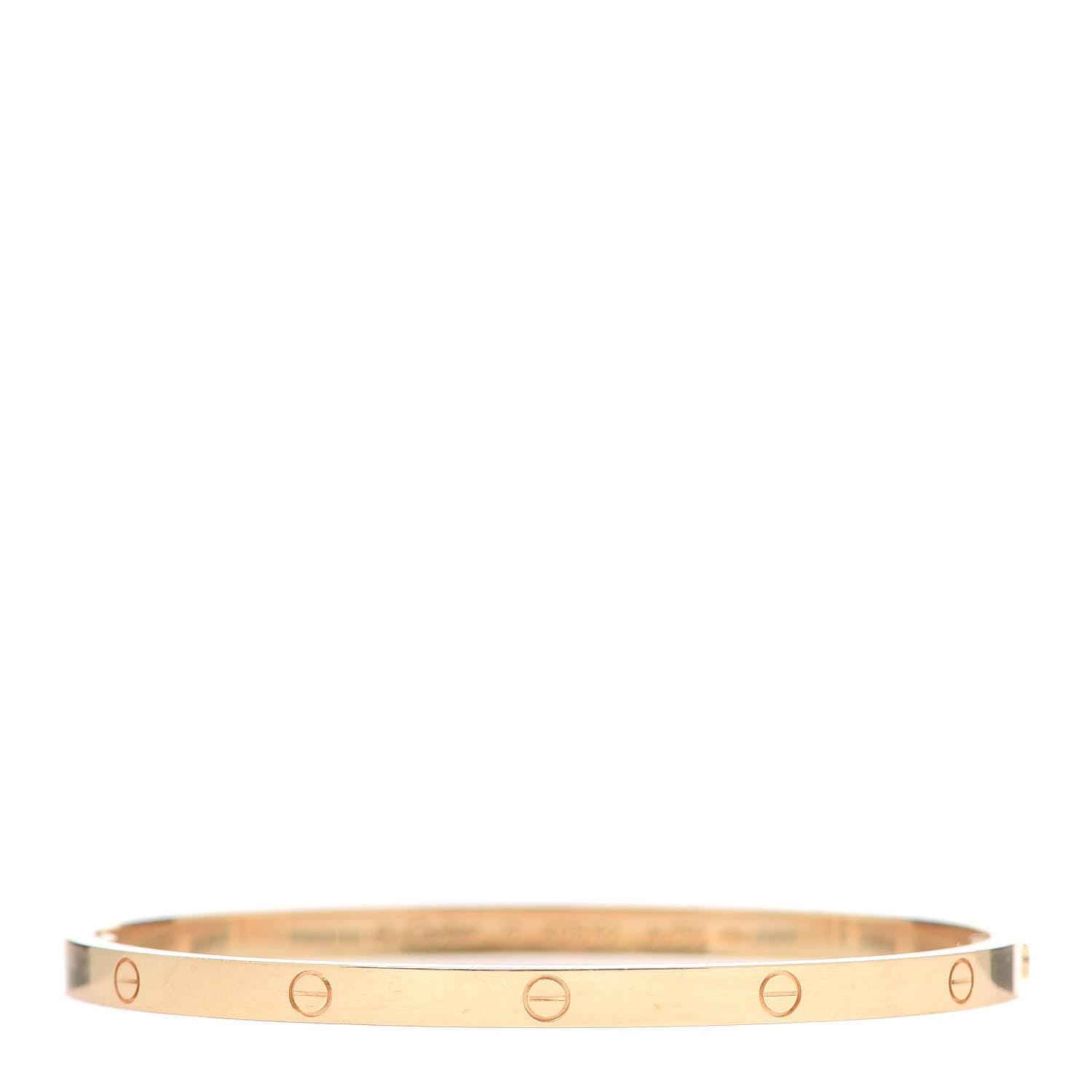Cartier 18K Yellow Gold Small LOVE Bracelet 17 1 of 7