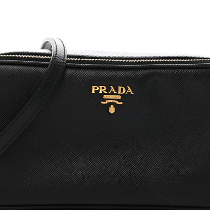 Prada Saffiano Mini Camera Crossbody Bag Black 7 of 10
